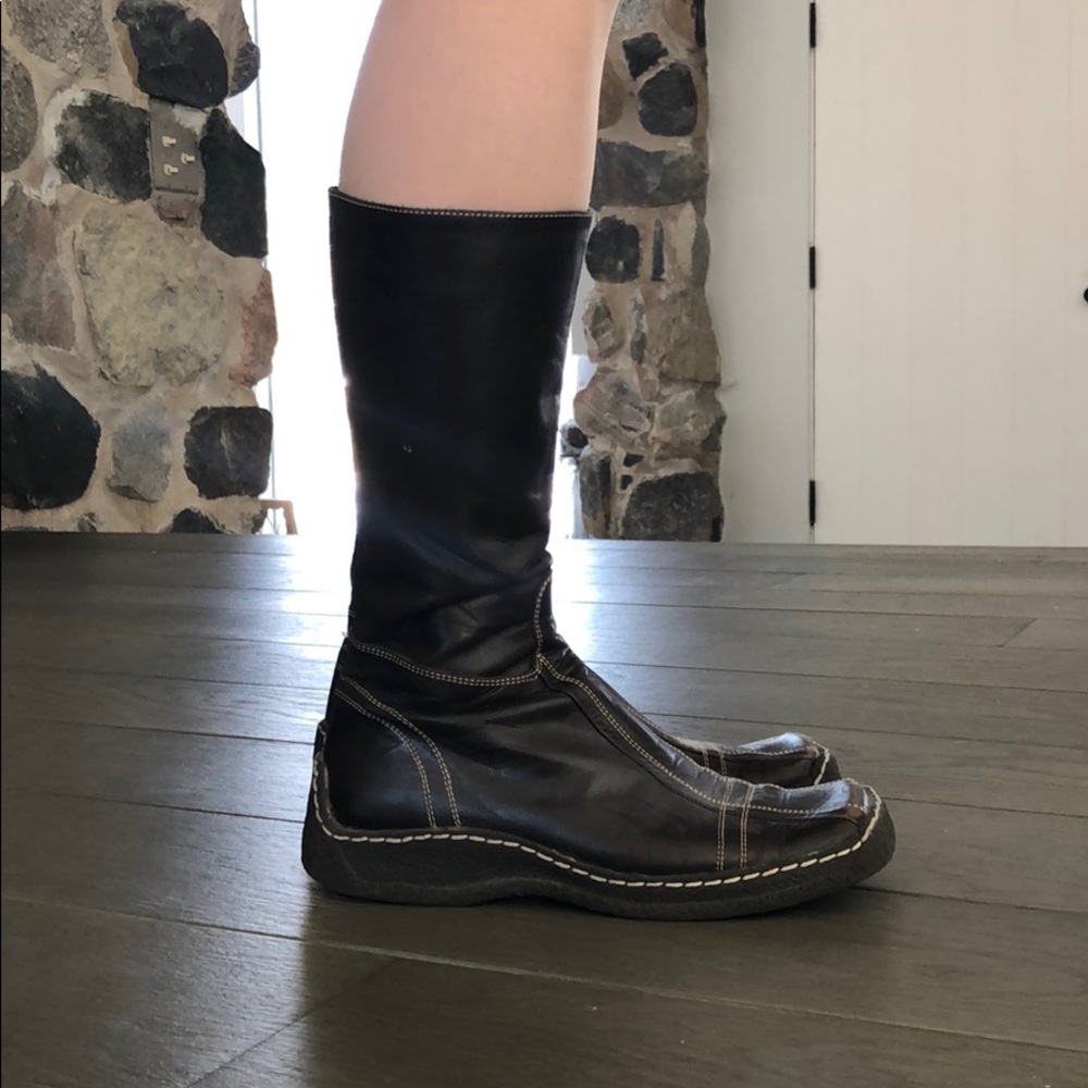 ❤️ Mugnai Designer Chocolate Brown Boots - Picture 3 of 3